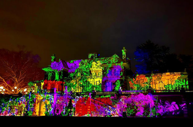 Wow Your Kids with Old Westbury Gardens’ New Holiday Light Show