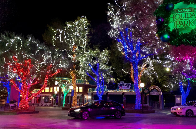 Six Flags Great Adventure Adds Drive-Thru Holiday Light Experience