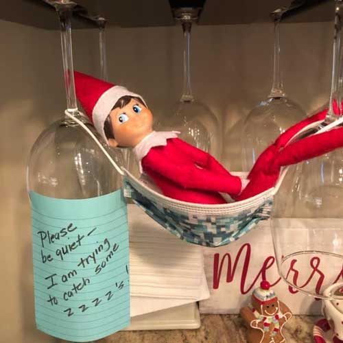 elf on the shelf mask hammock