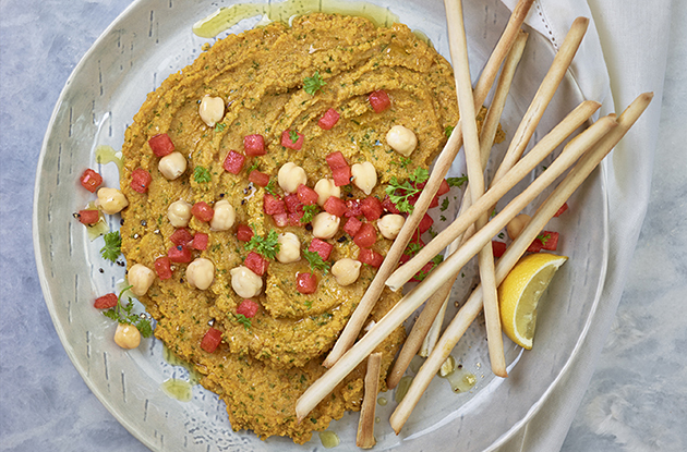 spicy watermelon hummus